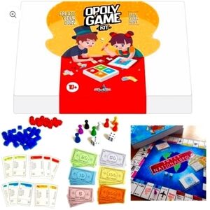 Create Your Own Opoly Board Game Set